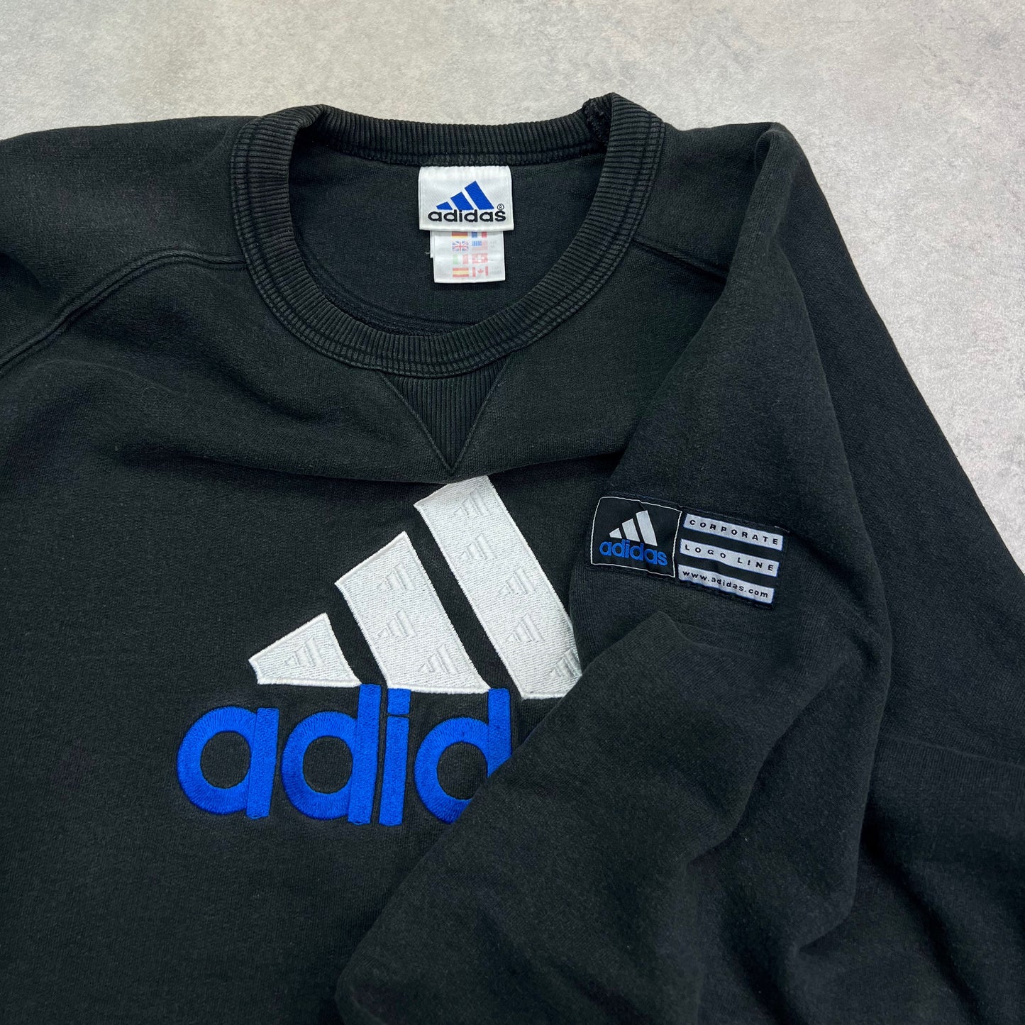 Adidas Rare Spellout Sweatshirt (M)