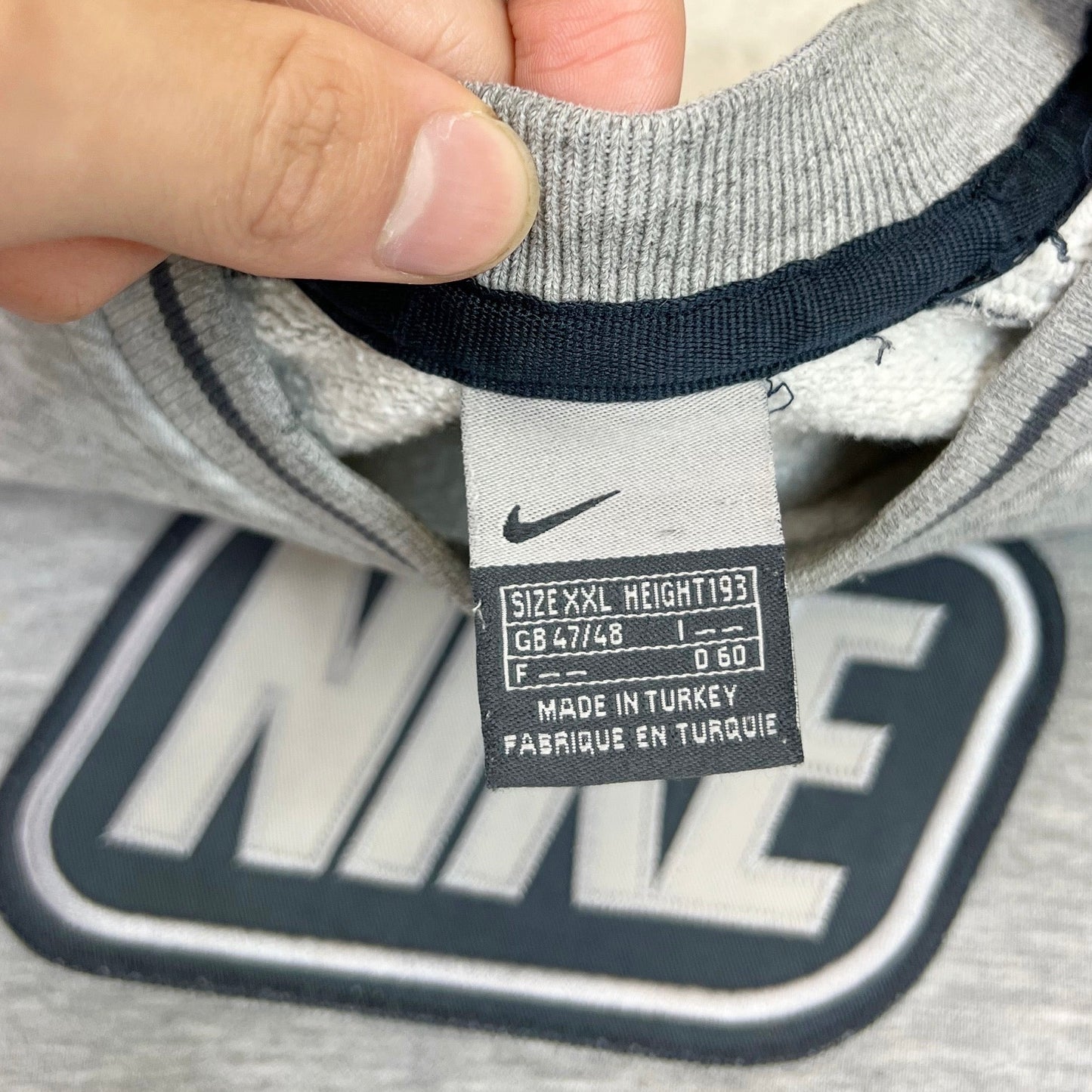 Nike RARE 2000s Spellout Sweatshirt (XL)