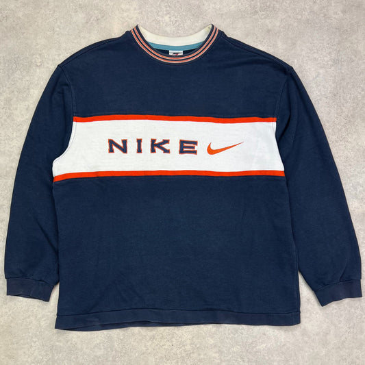 Nike Rare 90s Spellout Sweatshirt (L)